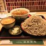 味奈登庵 - カレー南蛮そば 大盛り 別盛り＋揚げ玉！