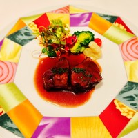 モナリザ 恵比寿店 - 宮崎県産南の島豚の赤ワイン煮込み 冬野菜添え