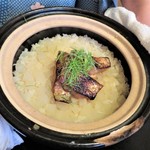 日本料理 きた川 - 大根とノドグロの炊き込みご飯