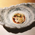 Ginza Sushimasa - 酢の物 鱈白子 
