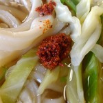 うどんに載せて