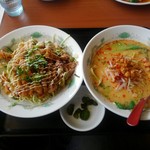 紹興 - 油淋鶏丼とタンタン麺＠680