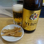 らーめん 安べえ - 「ヱビスビール」この店では２匹の鯛をまだ見ていません