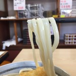 Kompira Udon - 茹で立てのうどんでした。