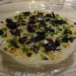 SUGALABO - 福井　越前漁港　平目のカルパッチョ　キャビア