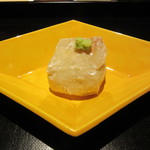 銀座うち山 - 焼きゴマ豆腐