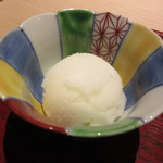 銀座うち山 - 金柑のシャーベット