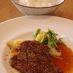 ダックンダック - ステーキランチ1500円