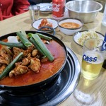 정정아식당 - タッポックンタン(닭볶음탕) 中22000ウォン