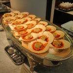 エピナール那須 - ホタテ貝のチーズパン焼き