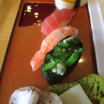 エピナール那須 - 野菜の変わり寿司も絶品！