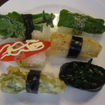 エピナール那須 - 野菜の変わり寿司