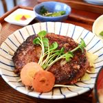 珈琲と定食 MoRiSaN - 20180313ハンバーグ（1.5倍）