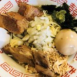 中華ソバ 伊吹 - まぜそば+玉子