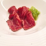 麺や すずらん亭 - たたき風カルパッチョ