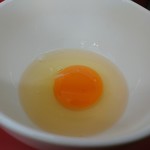 ラーメン二郎 - 卵。いざっちゅうとき器が役に立つので