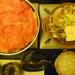 Senju - 飛騨牛すき焼き：鴨鍋：岩魚
