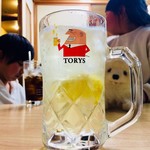 まぐろ丼　加一 - 1杯無料のトリスハイボール