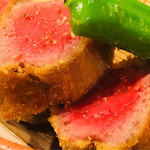 まる富 - 牛カツ