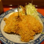 食堂つるかめ - アジフライランチ900円