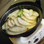 万作 はせがわ - 「せんべい汁」before