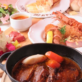 記念日やお誕生日に キッチン大宮のアニバーサリーコース お料理7品 4 860円 税込 洋食 キッチン大宮 大名古屋ビルヂング店 ヨウショク キッチンオオミヤ 名鉄名古屋 洋食 食べログ