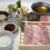 しゃぶしゃぶ・すきやき なべ家 - 料理写真:豚しゃぶ