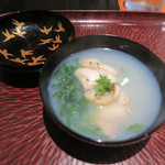 日本料理 晴山 - 30年3月　九十九里蛤　潮汁