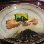 日本料理 晴山 - 30年3月　サクラマス焼き浸し