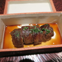 日本料理 晴山 - 30年3月　広島筍、飛騨牛巻き