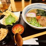 Jikasei Men Kineya - 天麩羅そば定食