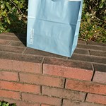 アテスウェイ - ブルーグレーのショップ袋