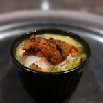 ete - 雲丹、帆立、つぶ貝のブルゴーニュ仕立て