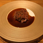 五十嵐 - 黒毛和牛の湯霜 スッポンソース