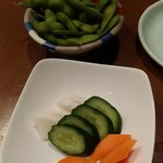 Shouya - ぬか漬けとお通しの枝豆