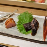 豆菜料理 はなさび - 北海の薫製珍味四種盛り