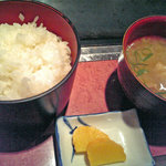 たべたいやん - ランチセット（平日のみ）ご飯と味噌汁がついてプラス50円