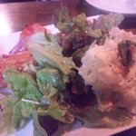 えべっさん - 厚切りベーコンとポテトサラダ