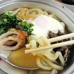なかまる - 鍋焼きうどん ５００円