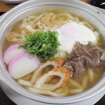 なかまる - 鍋焼きうどん ５００円