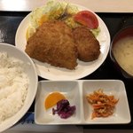 るな - 《いかめんち定食・B（いかめんち＋アジフライ）》1,000円(税別)