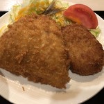 るな - 《いかめんち定食・B（いかめんち＋アジフライ）》1,000円(税別)