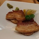 神楽坂 山せみ - 豚のグリルと山芋