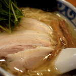 鯛だしそば・つけ麺　はなやま - 鯛だし塩そば（６５０円）極細麺