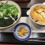 駅一食堂 とくやま - ミニカツ丼セット