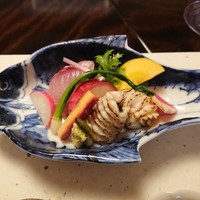 比良山荘 - 鯉の洗い