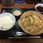 たけうま - みそちゃんこ定食750円