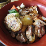 鳥歐 - 国産鶏の炭火焼き鳥丼