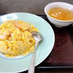 福建楼 - エビ炒飯スープつき！