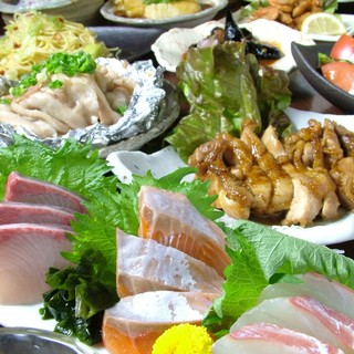 刺身3種盛合せ 若鶏の山賊焼き等 全9品 4000円 お得 コース 3時間飲み放題付 元祖居酒屋 がってん八兵衛 岡山駅前店 岡山駅前 魚介料理 海鮮料理 食べログ 刺身3種盛合せ 若鶏の山賊焼き等 全9品 4000円 お得 コース 3時間飲み放題付 元祖居酒屋 がってん八兵衛 岡山駅前店 岡山駅前 魚介料理 海鮮料理 食べログ
